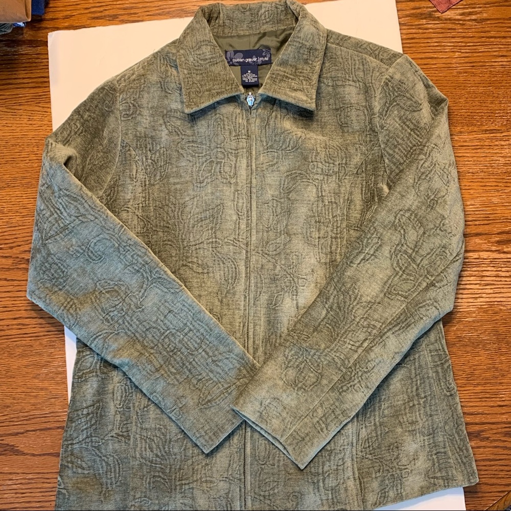 Susan Graver blazer jacket. Size M